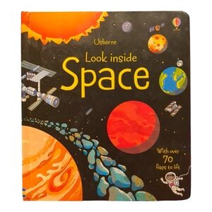 6/$10 Usborne Look Inside Space Book